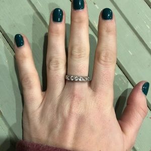 Sterling Silver Cubic Zirconia Ring